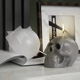 Skull Head Candel Soap Silicone Mold Skeleton Head Desk Decoration Resin Mold