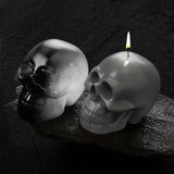 Skull Head Candel Soap Silicone Mold Skeleton Head Desk Decoration Resin Mold