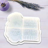 Skull Makeup Box Resin Mold Fruit Tray Epoxy Jewelry Holder Silicone Mould