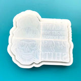 Skull Makeup Box Resin Mold Fruit Tray Epoxy Jewelry Holder Silicone Mould