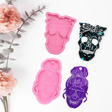 Skull Keychain Epoxy Resin Mold Silicone Mould