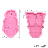 Skull Keychain Epoxy Resin Mold Silicone Mould