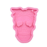Skull Keychain Epoxy Resin Mold Silicone Mould