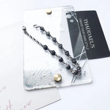 Skull Pave Link Chain Bracelet Punk Body Jewelry