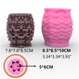 Skull Pen Holder Mold Plaster Cement Mold DIY Candle Epoxy Mold