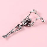 Skull Horseshoe Nipple Cartilage Earrings