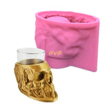 Skull Pot Silicone Mold Tree Branch Pen Holder Resin DIY