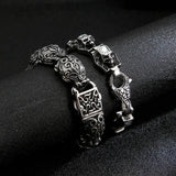 Skull Punk High Skeleton Bracelet Man's Jewelry