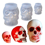 Skull Resin Molds Silicone - DIY Halloween Party Supplies