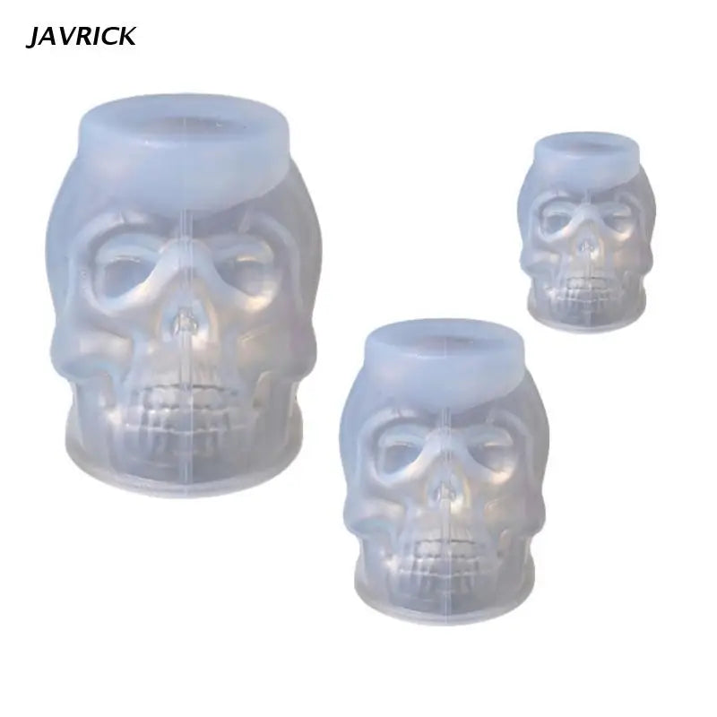 Skull Silicone Mold for DIY Home Decor, Resin Casting, Candle Making