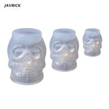 Skull Silicone Mold for DIY Home Decor, Resin Casting, Candle Making