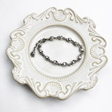 Skull Silver Link Bracelets 925 Sterling Silver Jewelry Punk Gift