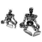 Gothic Ghost Skull Biker Pendant Stainless Steel Men Jewelry