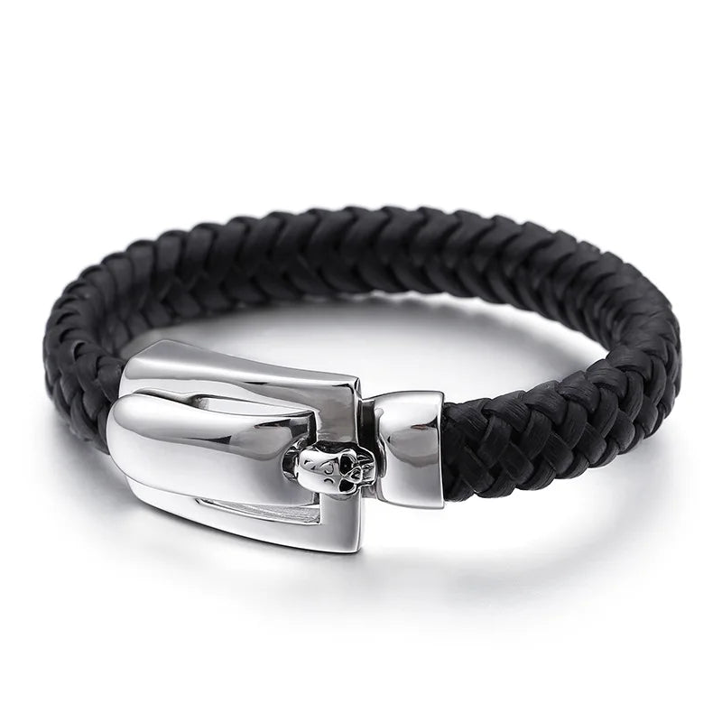 Skull Stainless Steel Bracelet Thick Titanium Steel Casting Bracelet