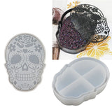 Skull Storage Box Resin Mold for DIY Epoxy Home Decor