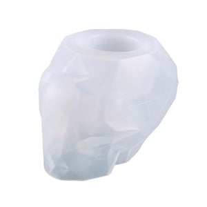 Skull Storage Jars Epoxy Resin Mold Pen Holder Flower Pot Silicone Mould