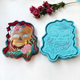 Skull Tray Epoxy Resin Mold DIY Home Decor Tool