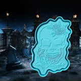 Skull Tray Epoxy Resin Mold Coaster DIY Crafts