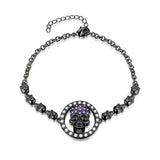 Skull Zircon Crystals Bracelet Women Bracelets Jewelry