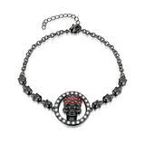 Skull Zircon Crystals Bracelet Women Bracelets Jewelry