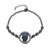 Skull Zircon Crystals Bracelet Women Bracelets Jewelry