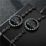 Skull Zircon Crystals Bracelet Women Bracelets Jewelry