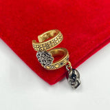 Rebellious Skull Ear Bone Clip Hollow Single Earring