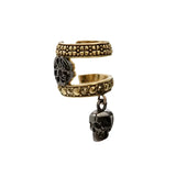 Rebellious Skull Ear Bone Clip Hollow Single Earring