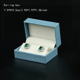 Sky Leather-Filled Paper Jewelry Packaging Box