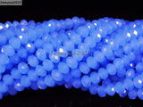Sky Opal Czech Crystal 2x3mm Faceted Rondelle Spacer Beads 10 Strands/Pack