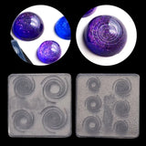 Sky Spiral Jewelry Mold UV Epoxy Resin Silicone Molds Starry Sky