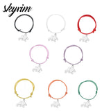 Skating Shoes Charm Bracelets Athleisure Style Wax Cord Adjustable 8 Colors