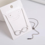 Skyrim Infinity Name Necklace Stainless Steel Family Couple Choker