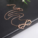 Skyrim Infinity Name Necklace Stainless Steel Family Couple Choker