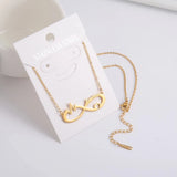 Skyrim Infinity Name Necklace Stainless Steel Family Couple Choker