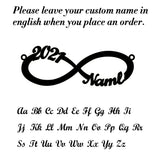 Skyrim Infinity Name Necklace Stainless Steel Family Couple Choker