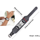 Skyrim Logo Leather Bracelet with Stainless Steel Charm