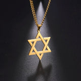 Skyrim Star of David Choker Stainless Steel Chain