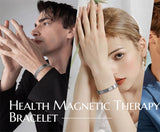 Skyrim Stripe Lines Magnetic Cuff Bracelet Stainless Steel Health Bangle