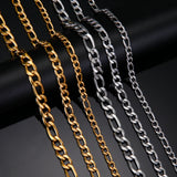 Skyrim Chain Necklace Stainless Steel Basic Punk Long Thick Link Chains Jewelry