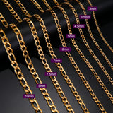 Skyrim Chain Necklace Stainless Steel Basic Punk Long Thick Link Chains Jewelry