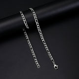 Skyrim Chain Necklace Stainless Steel Basic Punk Long Thick Link Chains Jewelry
