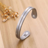 Skyrim Magnetic Therapy Cuff Bracelet & Bangle Silver Alloy Gift Jewelry