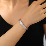 Skyrim Jesus Fish Shape Cuff Bracelet Stainless Steel Bangle Birthday Gift