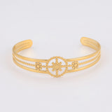 Skyrim Stainless Steel Sun Cuff Bracelet Open Bangle Bohemian Jewelry Gift