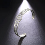 Skyrim Stainless Steel Sun Cuff Bracelet Open Bangle Bohemian Jewelry Gift