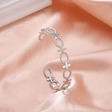 Skyrim Oval Cross Geometric Cuff Bracelet Stainless Steel Bangle