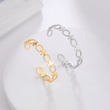 Skyrim Oval Cross Geometric Cuff Bracelet Stainless Steel Bangle
