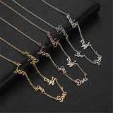 Skyrim Personalized Name Necklace Stainless Steel
