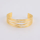 Skyrim Geometric Cuff Bracelet Women Stainless Bohemia Bangle Jewelry